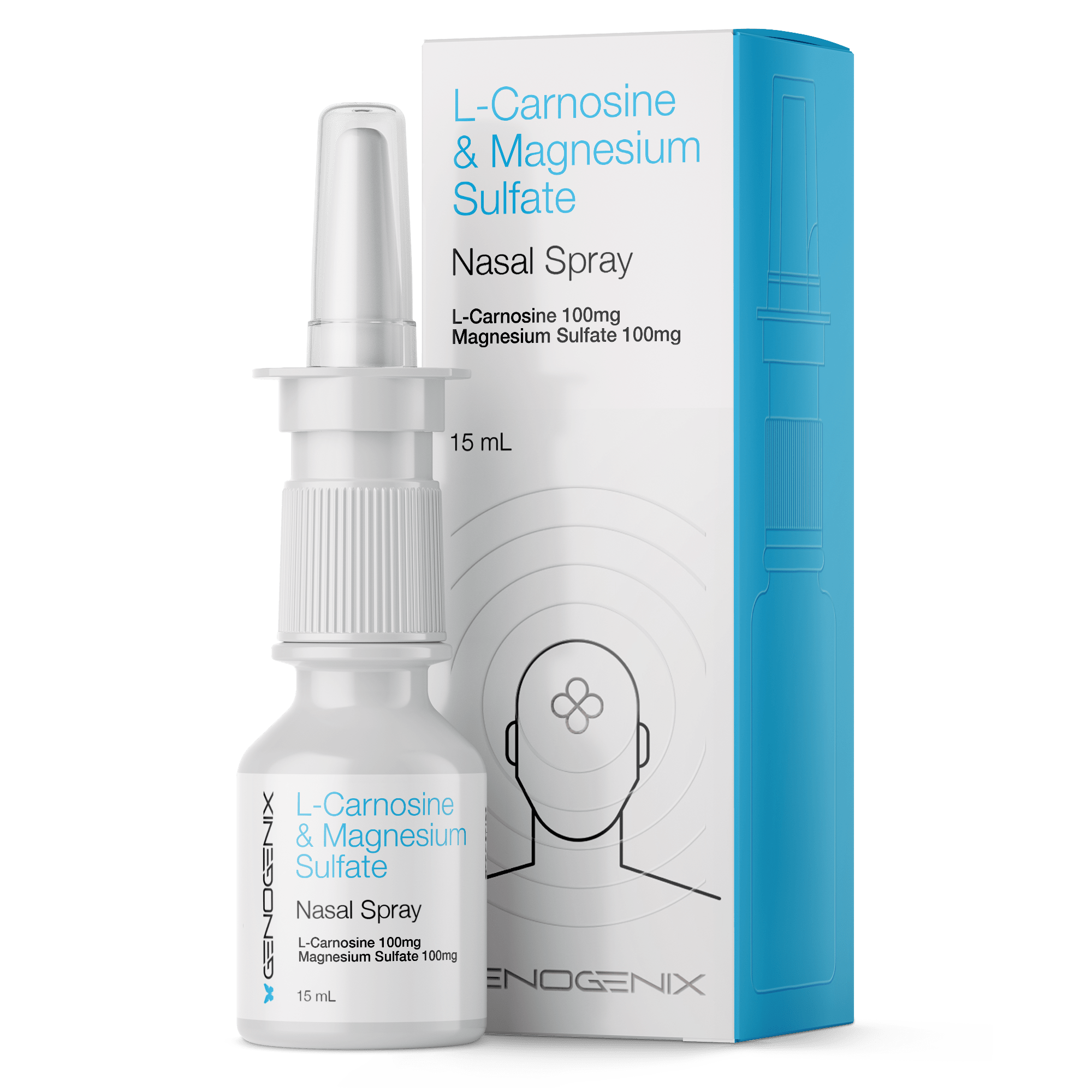 LCarnosine & Magnesium Sulfate Nasal Spray GenoGenix